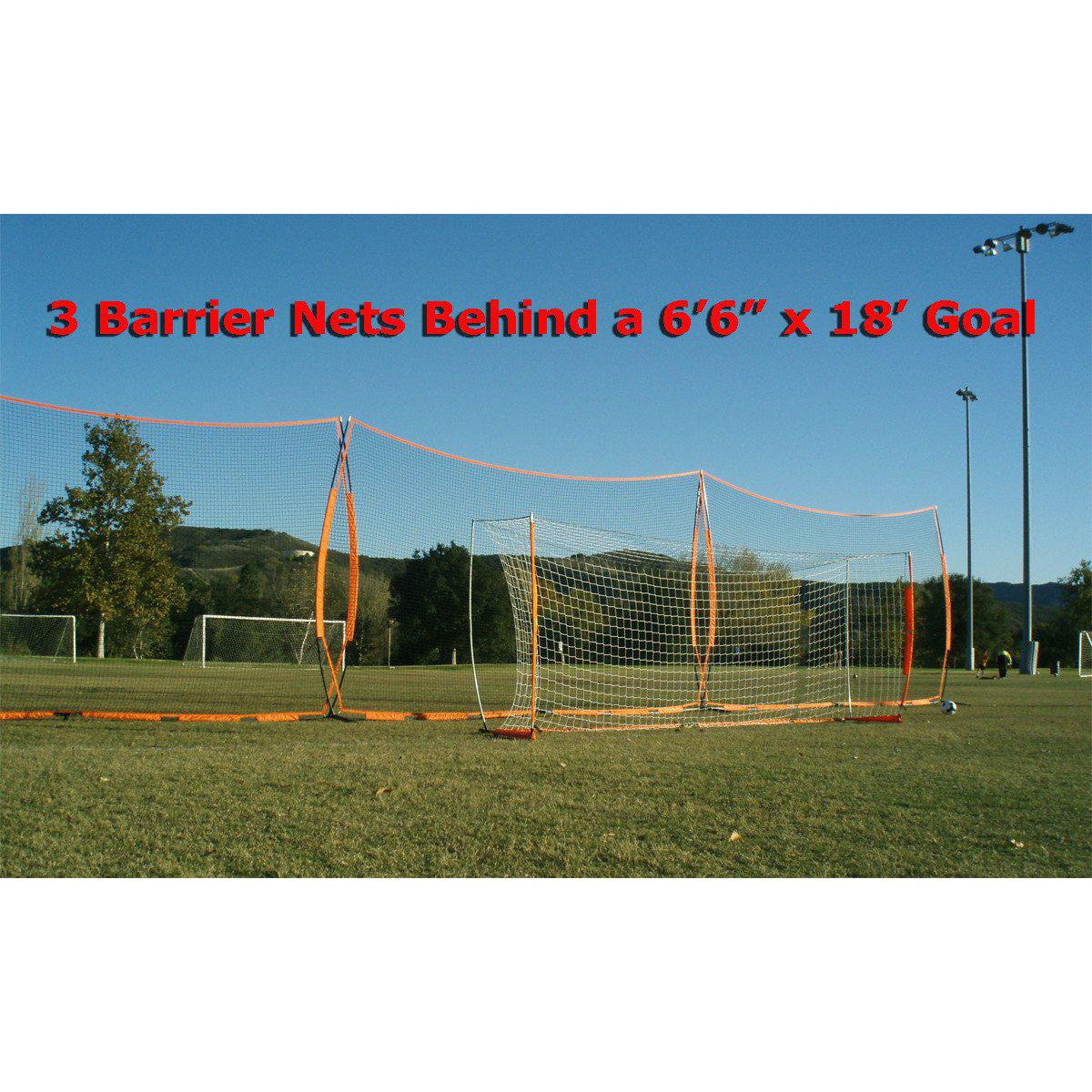 11.5' x 21.5' Bownet Big Barrier Net-Soccer Command
