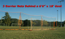 8.5' x 21.5' Bownet Low Barrier Net-Soccer Command