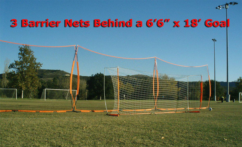 8.5' x 21.5' Bownet Low Barrier Net-Soccer Command