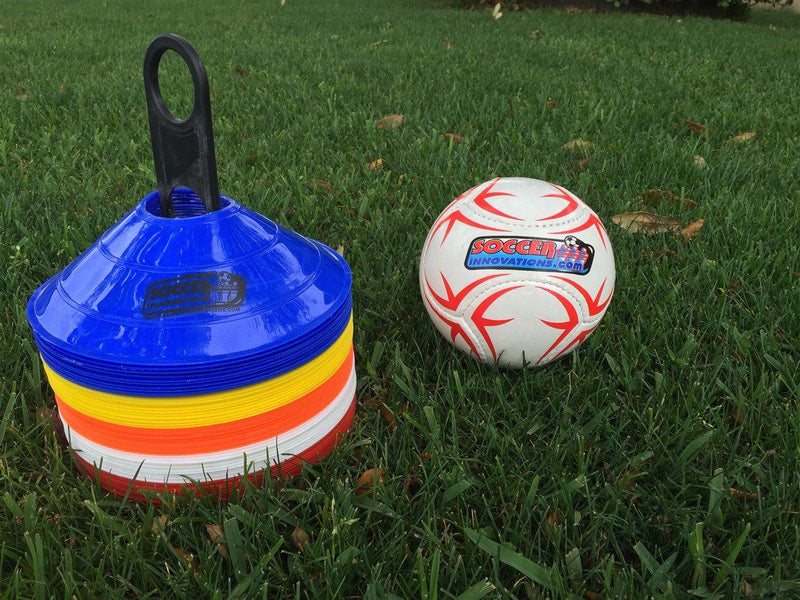 8" Multi-Color Disc Cone Set by Soccer Innovations-Soccer Command