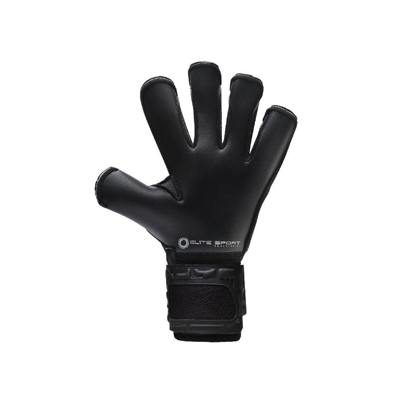 Elite Sport Black Solo 22 Goalkeeper Gloves-Soccer Command