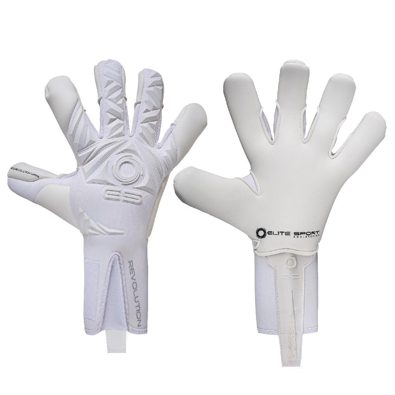 Elite Sport Neo Revolution White 22 Goalkeeper Gloves-Soccer Command