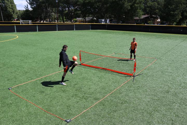 18' Bownet Portable Soccer Tennis Court-Soccer Command