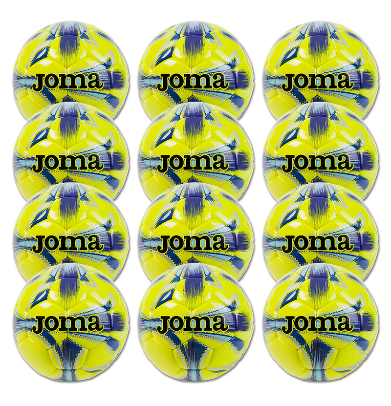 Joma Dali Fluor Soccer Balls (12 Pack)-Soccer Command