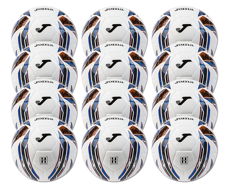 Joma Hybrid League Soccer Balls (12 Pack)-Soccer Command