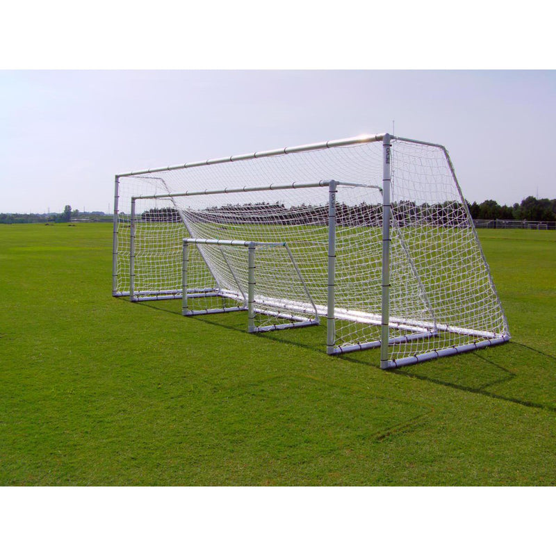 6.5' x 18.5' Pevo Economy Series Soccer Goals-Soccer Command