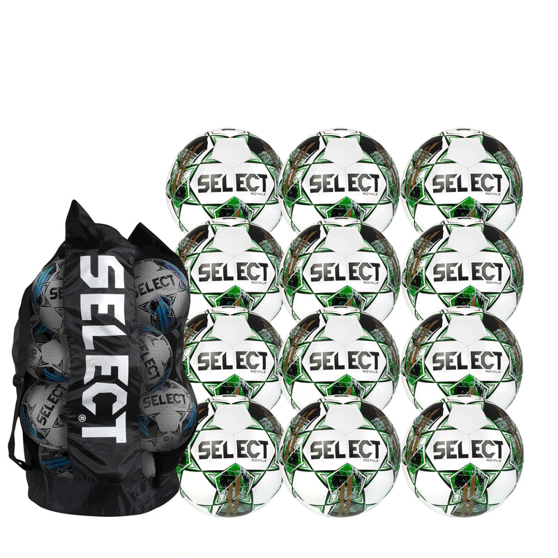 Select Royale v22 Soccer Ball Bundle (12-pack with bag)-Soccer Command