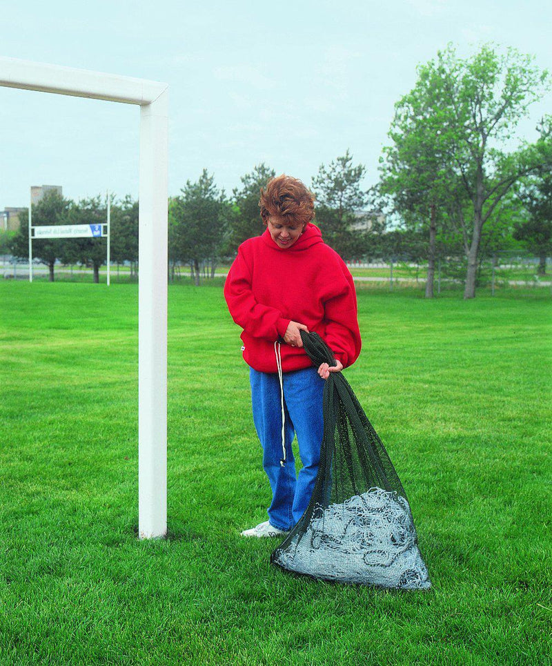 6.5' x 18.5' Bison 4" Round No-Tip Soccer Goals (pair)-Soccer Command