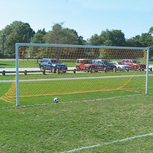 Jaypro 8' x 24' Semi-Permanent Team Official Round Goals (pair)-Soccer Command