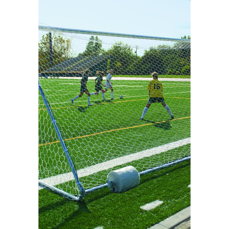 6.5' x 18.5' Bison 4" Square No-Tip Soccer Goals (pair)-Soccer Command