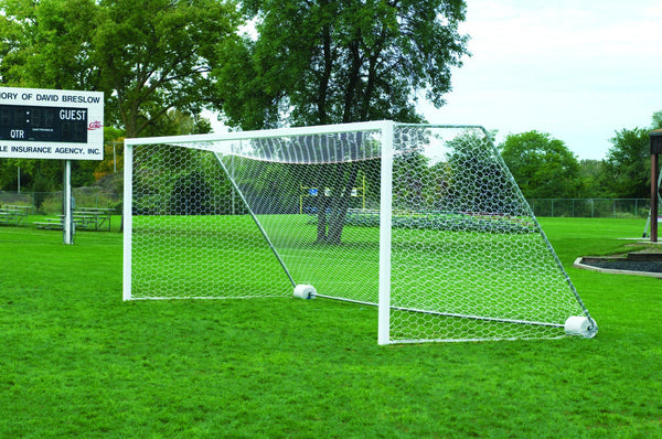 Bison 4mm Hexagon Mesh Soccer Goal Nets (pair)-Soccer Command