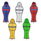 Club Pop Up Soccer Wall Mannequin Set by Soccer Innovations-Soccer Command