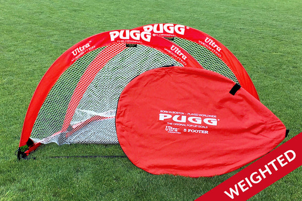 Pugg Ultra Q5 Weighted 5 Footer Pop-Up Portable Soccer Goals-Soccer Command