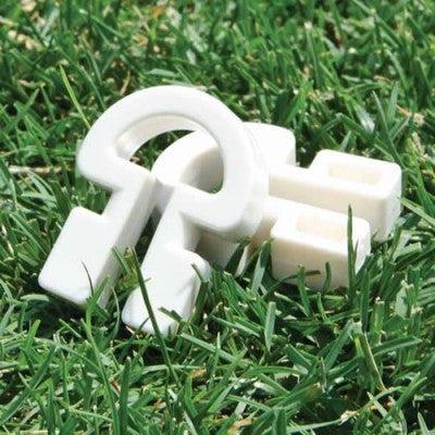 Alumagoal Twist-In Soccer Goal Net Hooks (set of 50)-Soccer Command