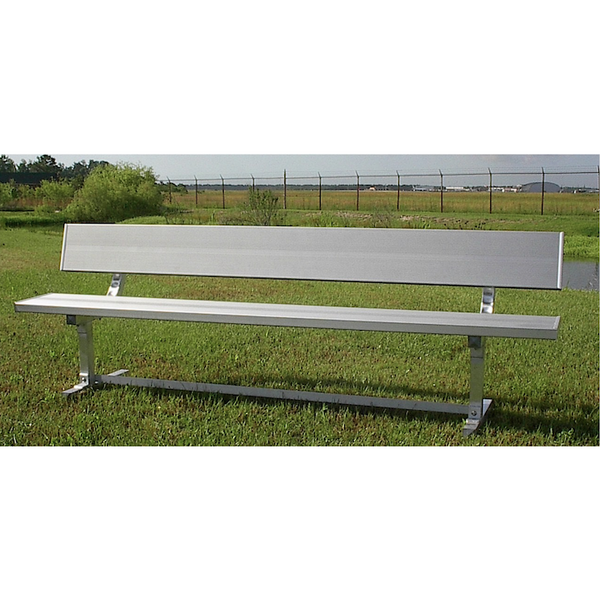 Pevo Powder Coated Team Soccer Bench With Back-Soccer Command