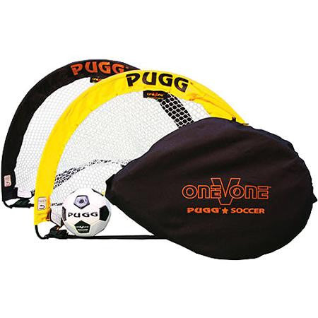 Pugg One v One 2.5 Footer Pop-Up Soccer Goals with Ball-Soccer Command