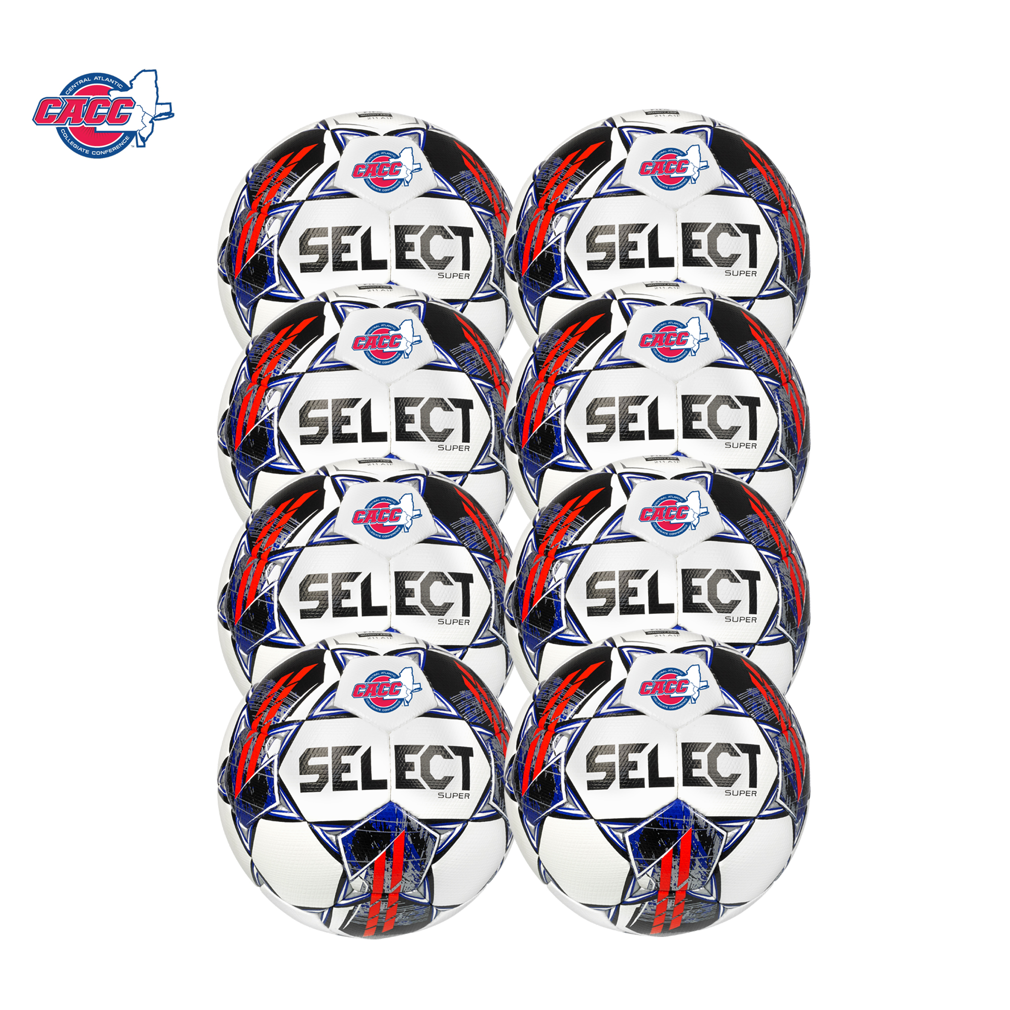 Select CACC Super v22 Soccer Ball (8-pack)-Soccer Command