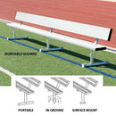 Team Bench With Back-Soccer Command